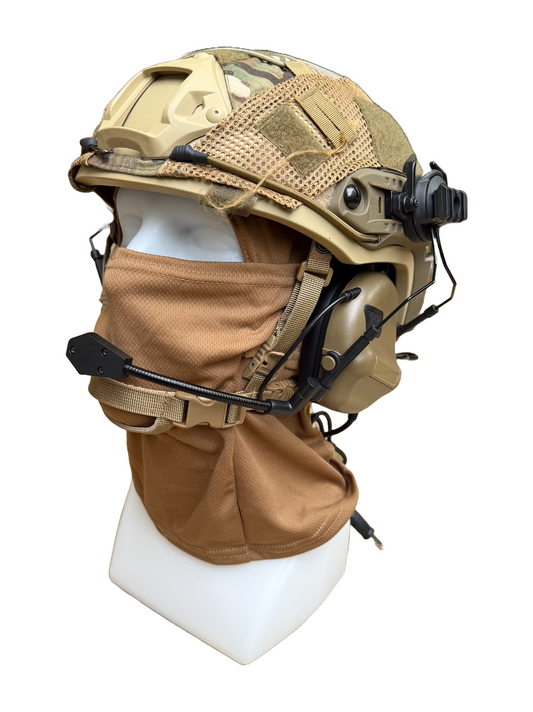 Tactical ballistic multicam helmet set (headset edition) FRP
