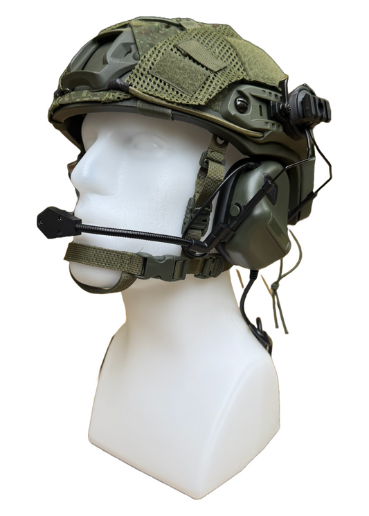 Tactical ballistic EMR helmet set (headset edition) FRP