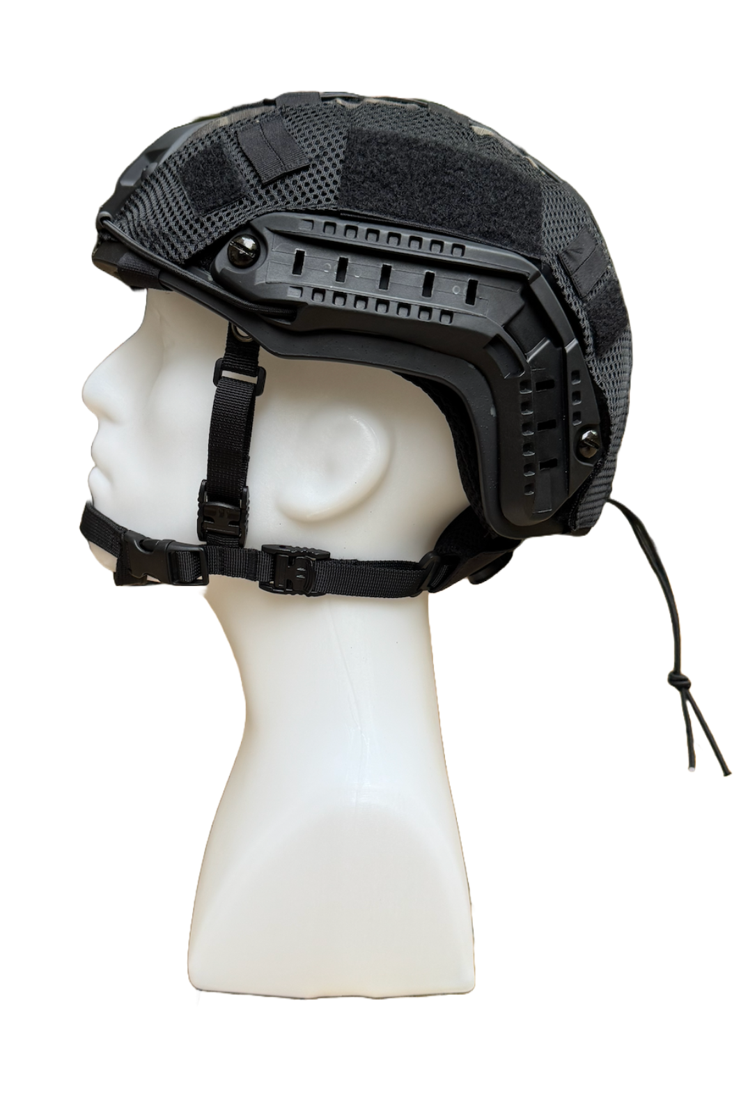 Tactical ballistic Black helmet set (Helmet edition) FRP